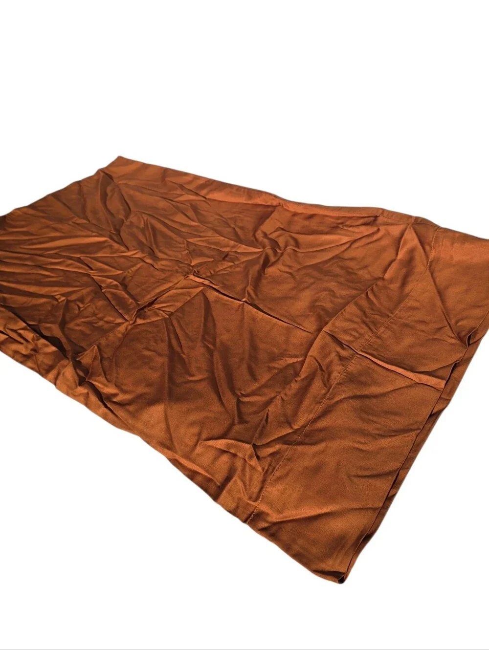 Quince Organic Bamboo Queen Fitted Sheet / 2 Standard Pillow Cases Terracotta